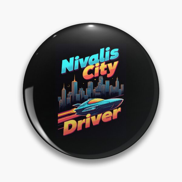 Item preview, Retro Cyberpunk Neon Nivalis City Driver - Cloudpunk's Art Quote for nostalgic gamers designed and sold by SlightlyUnreal.