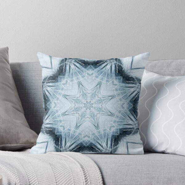 Item preview, Icy Blue Kaleidoscope Snowflake Pattern designed and sold by Qurratul Sadia.