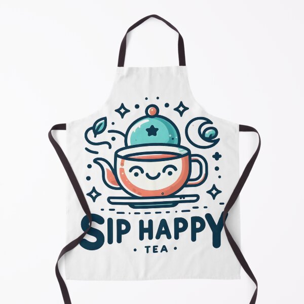 Item preview, Cute Happy Tea Cup with Whimsical Stars. designed and sold by The-T-In-Retro.