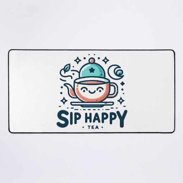 Item preview, Cute Happy Tea Cup with Whimsical Stars. designed and sold by The-T-In-Retro.