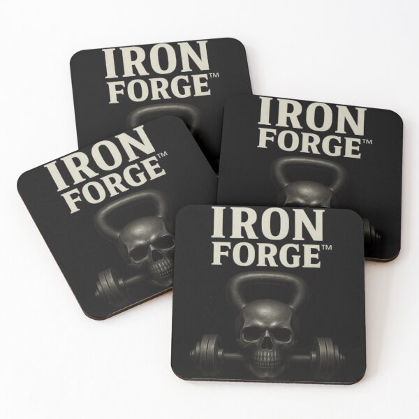 Item preview, Skull with kettlebell and barbell designed and sold by FitFemStudio.