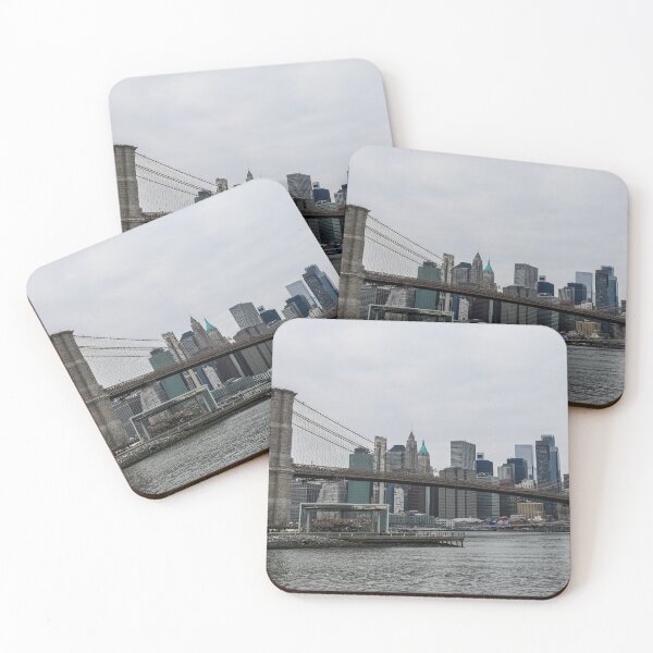 Item preview, A serene winter view of the Brooklyn Bridge designed and sold by Southern Cross Lifestyle .