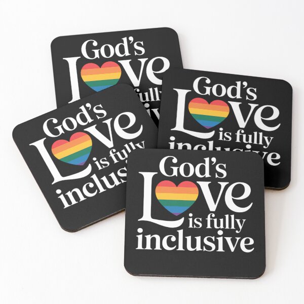 Item preview, God's Love Is Fully Inclusive Equality LGBTQ Heart Rainbow Pride designed and sold by Formatage.