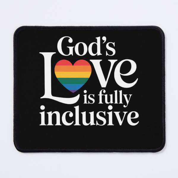 Item preview, God's Love Is Fully Inclusive Equality LGBTQ Heart Rainbow Pride designed and sold by Formatage.