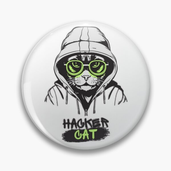 Item preview, Hacker cat designed and sold by Magounette.