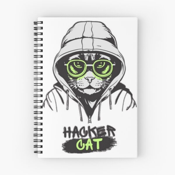 Item preview, Hacker cat designed and sold by Magounette.