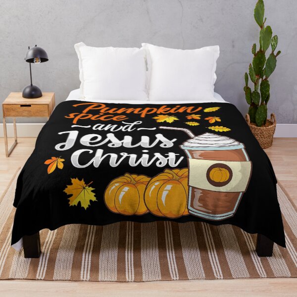 Item preview, Retro Pumpkin Spice Christmas and Classic Jesus Christ Vintage Funny designed and sold by JamieFmorriSS.