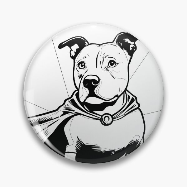 Item preview, Superdog Staffie designed and sold by WildLakePatterns.