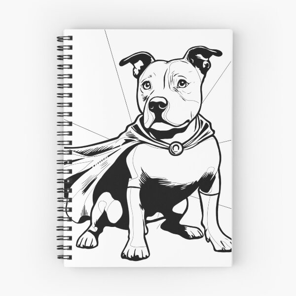 Item preview, Superdog Staffie designed and sold by WildLakePatterns.
