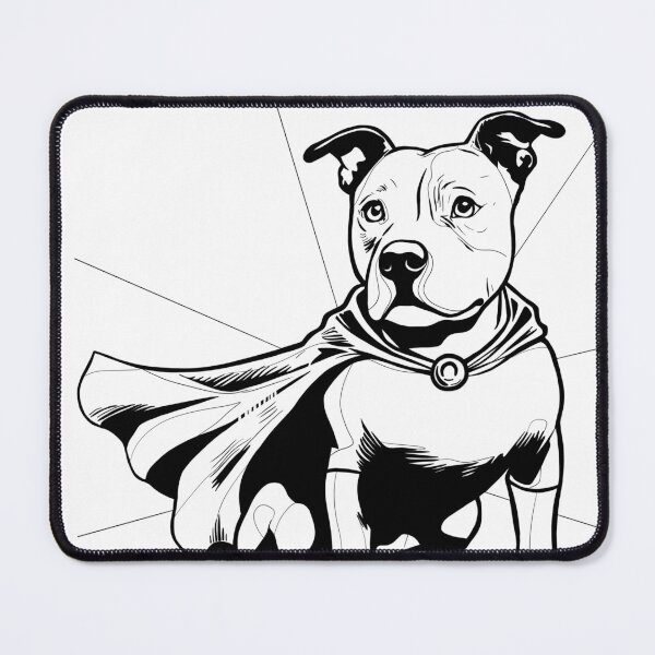 Item preview, Superdog Staffie designed and sold by WildLakePatterns.