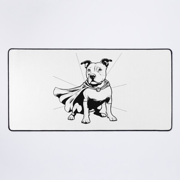 Item preview, Superdog Staffie designed and sold by WildLakePatterns.