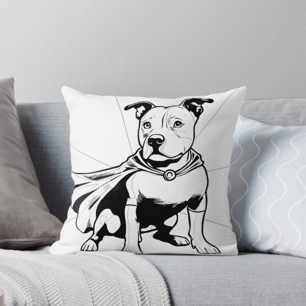 Item preview, Superdog Staffie designed and sold by WildLakePatterns.