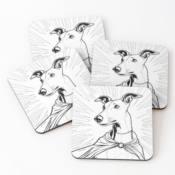 Item preview, Superdog Whippet designed and sold by WildLakePatterns.