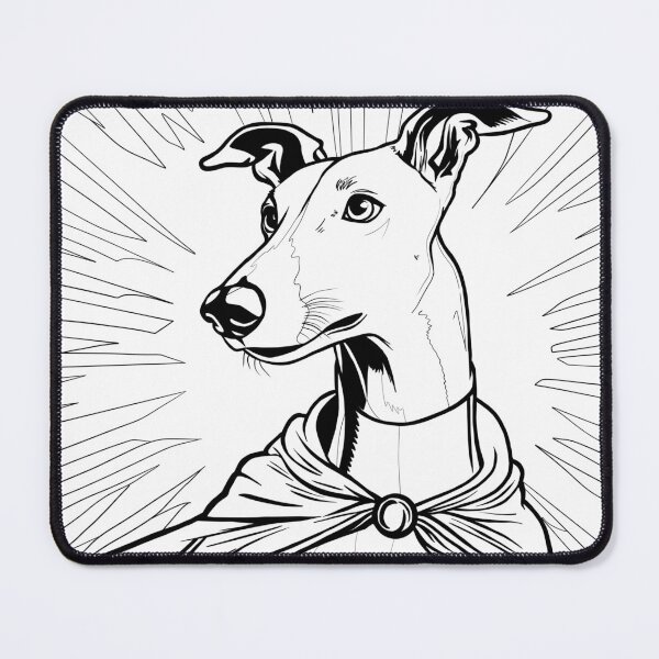 Item preview, Superdog Whippet designed and sold by WildLakePatterns.