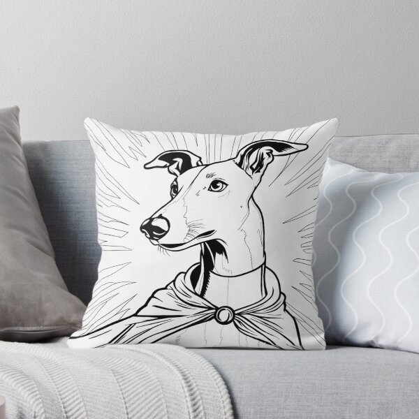 Item preview, Superdog Whippet designed and sold by WildLakePatterns.