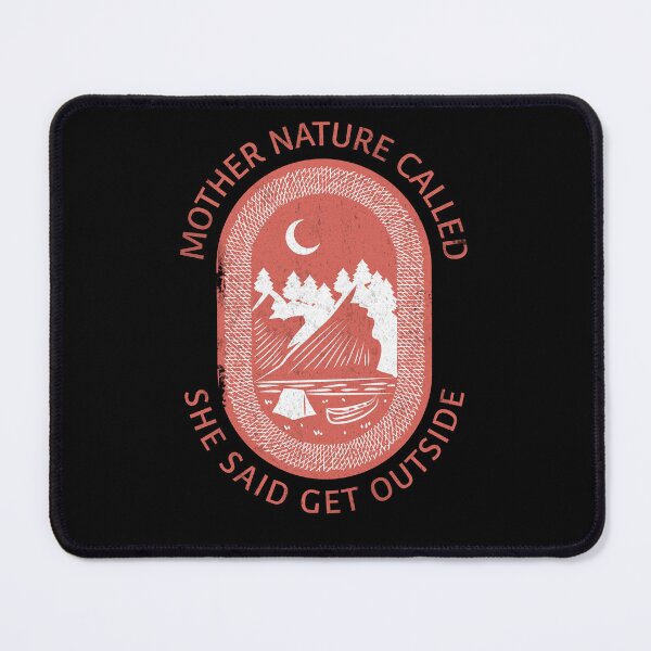 Item preview, Hiking: Mother Nature called - Get outside 3 designed and sold by AlfredsTees.