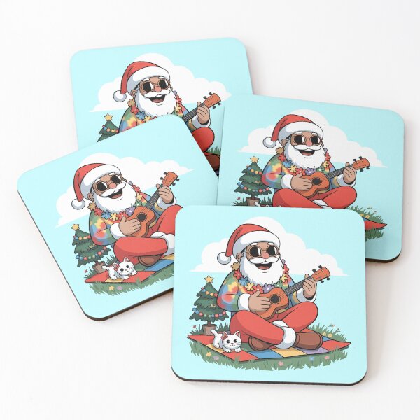Item preview, Groovy Hippie Santa Christmas Design designed and sold by MonkiFlipp.
