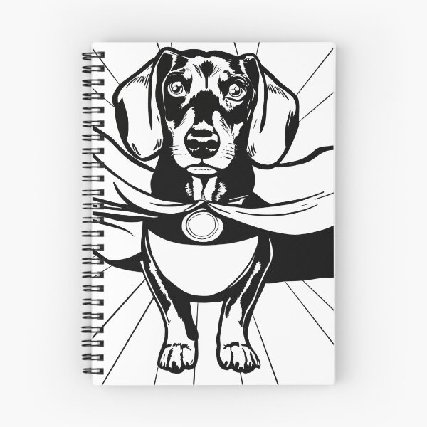 Item preview, Superdog Dachshund designed and sold by WildLakePatterns.