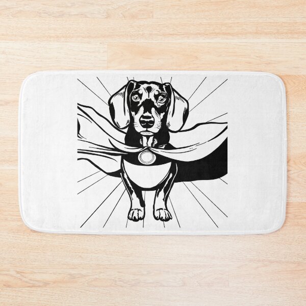 Item preview, Superdog Dachshund designed and sold by WildLakePatterns.