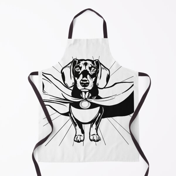 Item preview, Superdog Dachshund designed and sold by WildLakePatterns.