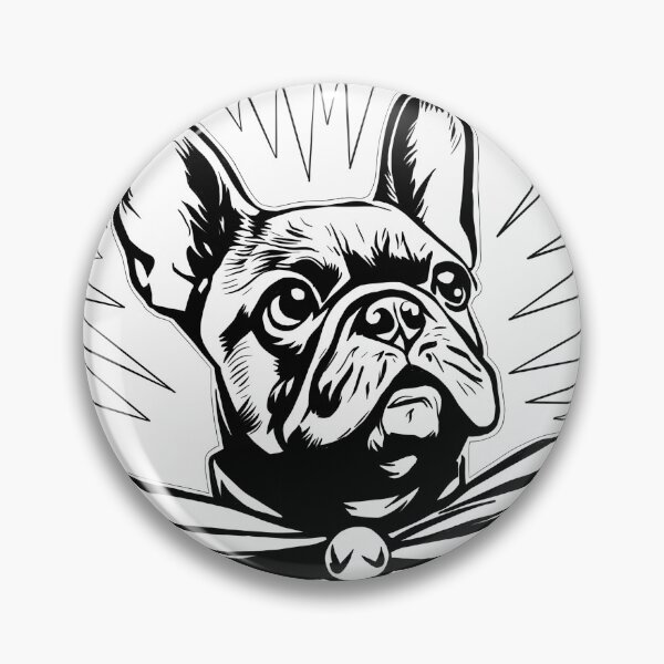 Item preview, Superdog Frenchie designed and sold by WildLakePatterns.