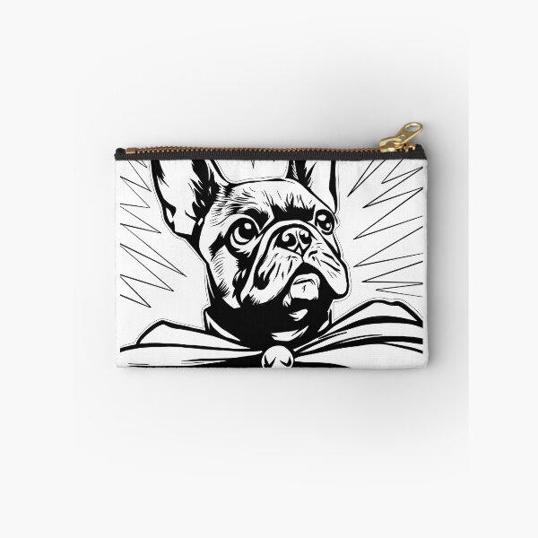 Item preview, Superdog Frenchie designed and sold by WildLakePatterns.