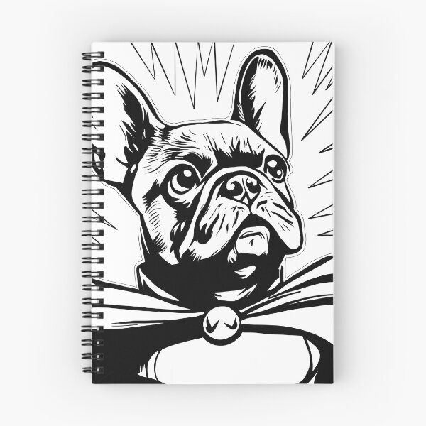 Item preview, Superdog Frenchie designed and sold by WildLakePatterns.