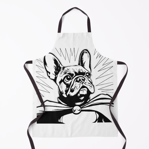 Item preview, Superdog Frenchie designed and sold by WildLakePatterns.