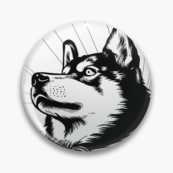 Item preview, Superdog Husky designed and sold by WildLakePatterns.