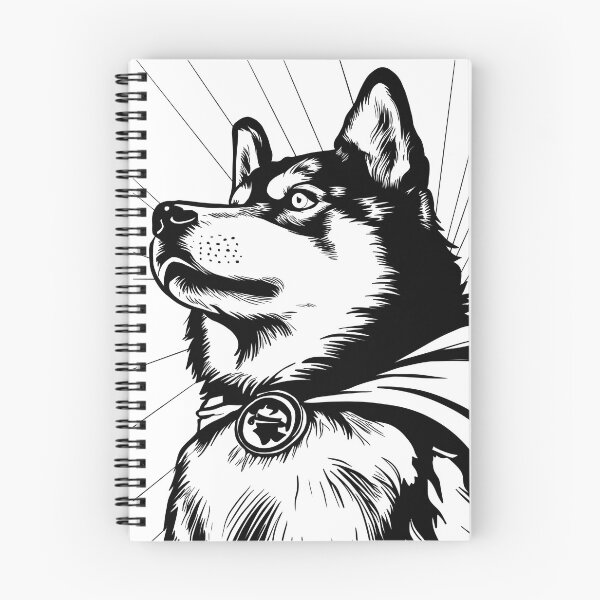 Item preview, Superdog Husky designed and sold by WildLakePatterns.