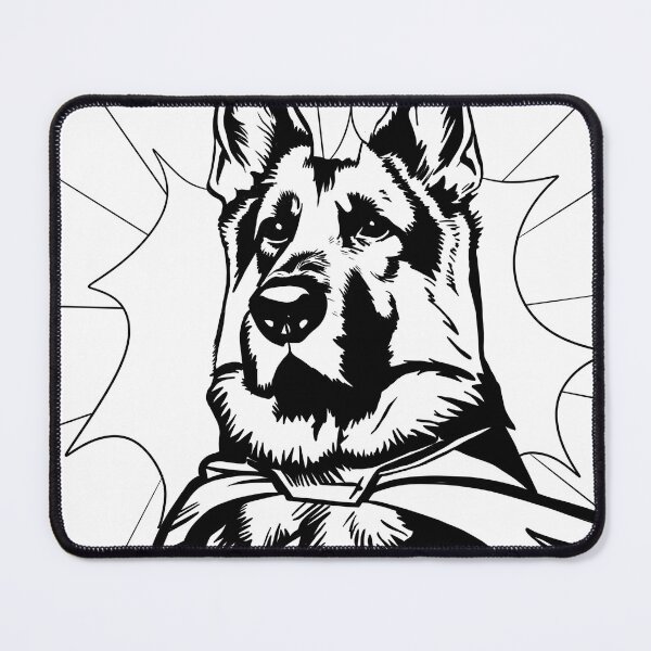 Item preview, Superdog German Shepherd designed and sold by WildLakePatterns.