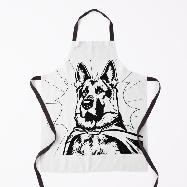 Item preview, Superdog German Shepherd designed and sold by WildLakePatterns.