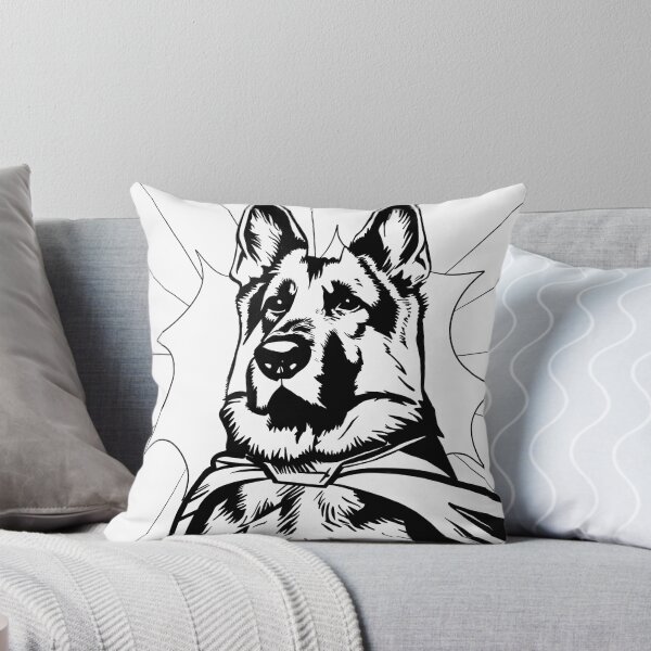 Item preview, Superdog German Shepherd designed and sold by WildLakePatterns.