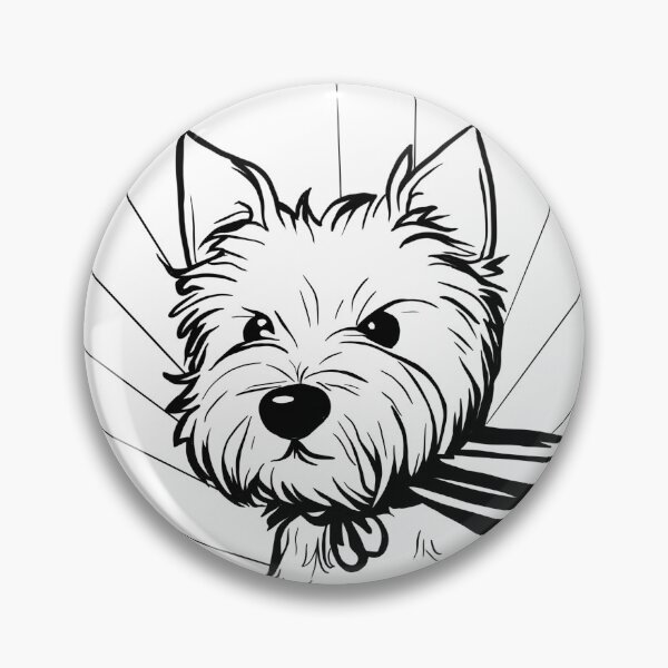Item preview, Superdog Westie designed and sold by WildLakePatterns.