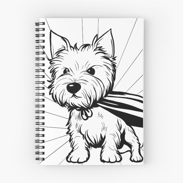 Item preview, Superdog Westie designed and sold by WildLakePatterns.