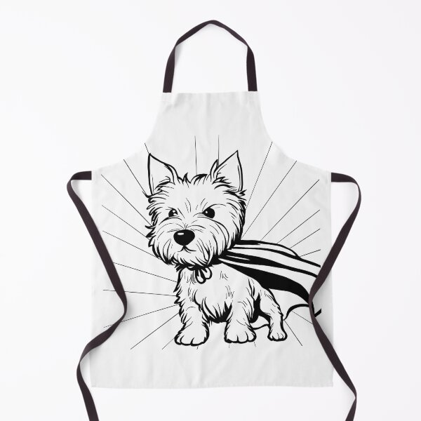 Item preview, Superdog Westie designed and sold by WildLakePatterns.