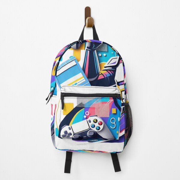 Item preview, Abstract Gamer Warrior Fusion Design - Colorful Gaming Enthusiast Art Description: designed and sold by Sushikidsntoddlers.