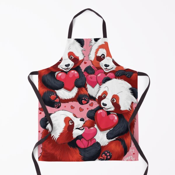Item preview, Red Panda Valentine day memes designed and sold by ShopTwentyFour.