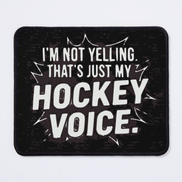 Item preview, I’m Not Yelling That’s Just My Hockey Voice Shirt Funny Hockey Mom Dad Coach Gift for Men Women designed and sold by EpicSportsArt.