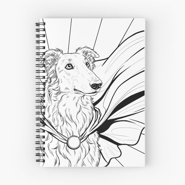 Item preview, Superdog Borzoi designed and sold by WildLakePatterns.