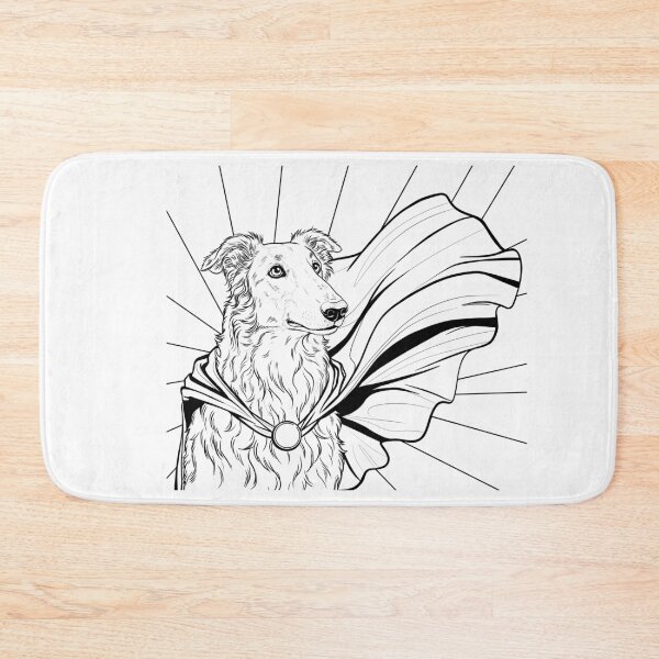 Item preview, Superdog Borzoi designed and sold by WildLakePatterns.