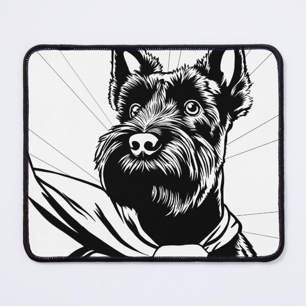 Item preview, Superdog Scottie designed and sold by WildLakePatterns.