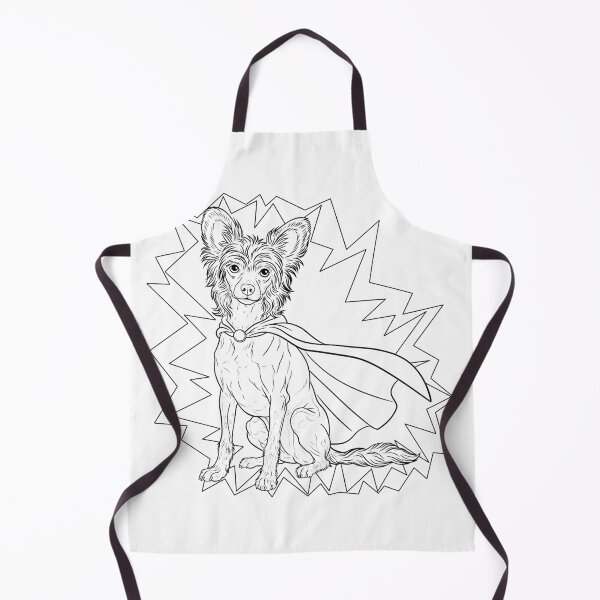 Item preview, Superdog Chinese Crested designed and sold by WildLakePatterns.
