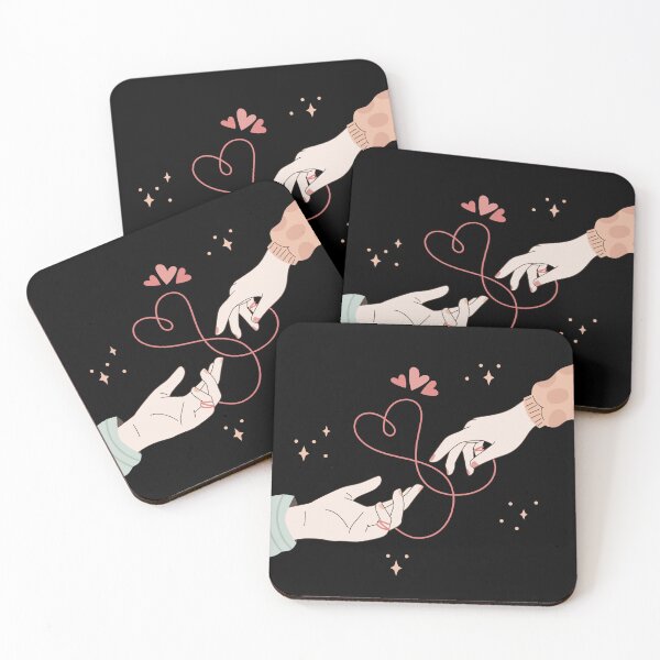 Item preview, The Red Thread of Love – Romantic Couple Illustration designed and sold by Xyvo_shop.