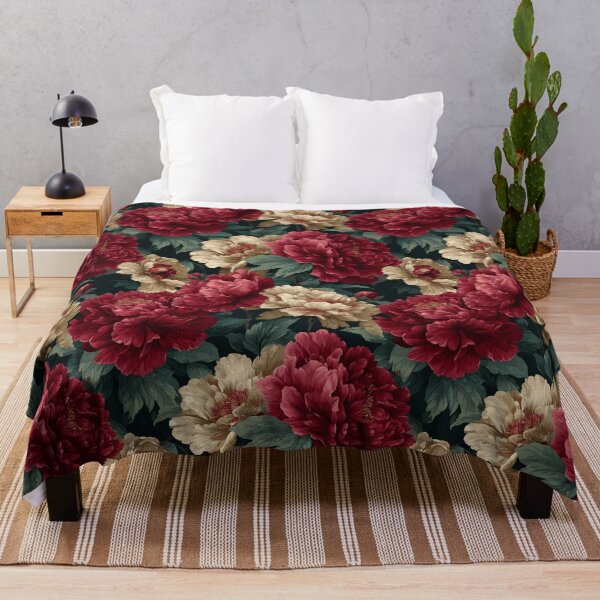 Item preview, Bold Fragrant Floral Peonies Print For Outdoor Party designed and sold by RoyalStarsPatts.