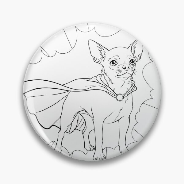 Item preview, Superdog Chihuahua designed and sold by WildLakePatterns.