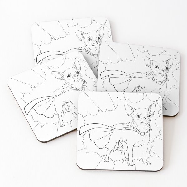 Item preview, Superdog Chihuahua designed and sold by WildLakePatterns.