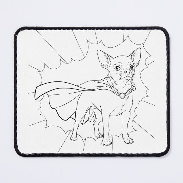 Item preview, Superdog Chihuahua designed and sold by WildLakePatterns.