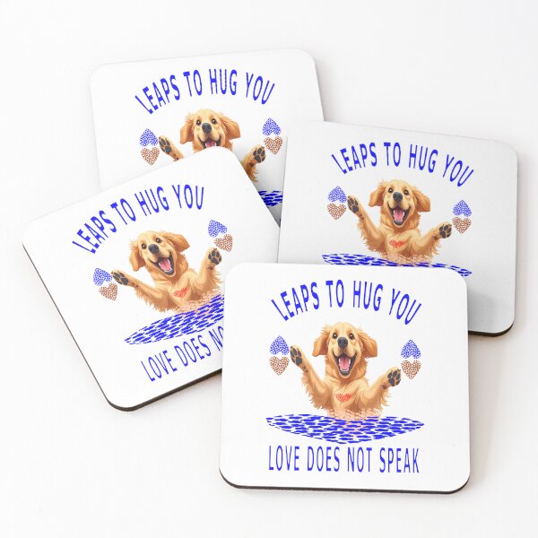 Item preview, Leaps to Hug you designed and sold by Retriever Dog Tribe.