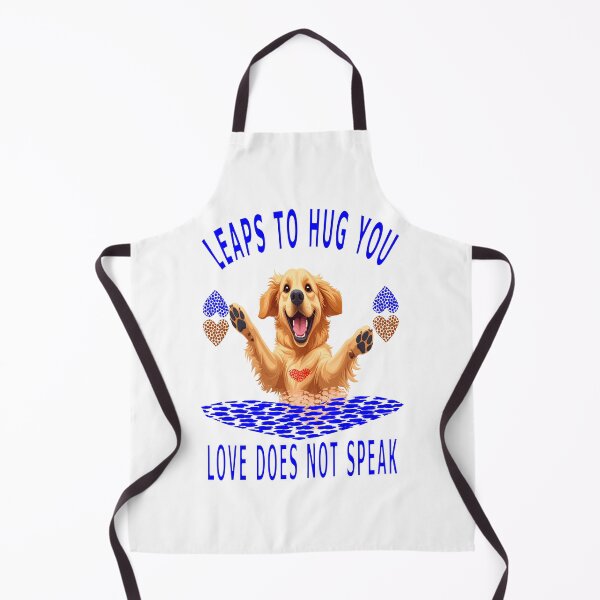 Item preview, Leaps to Hug you designed and sold by Retriever Dog Tribe.